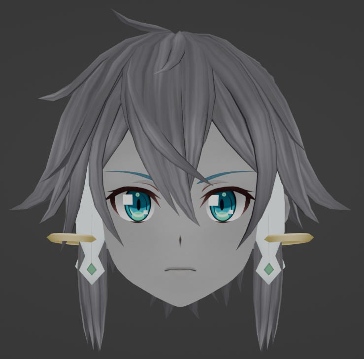 SAOLR Sinon - Solus Head and Hair