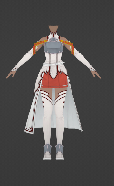 SAOFD Asuna - KoB Gear by SinonVRC on DeviantArt
