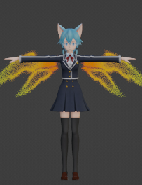 SAOLS Sinon - Lost Song (School Uniform) by SinonVRC on DeviantArt
