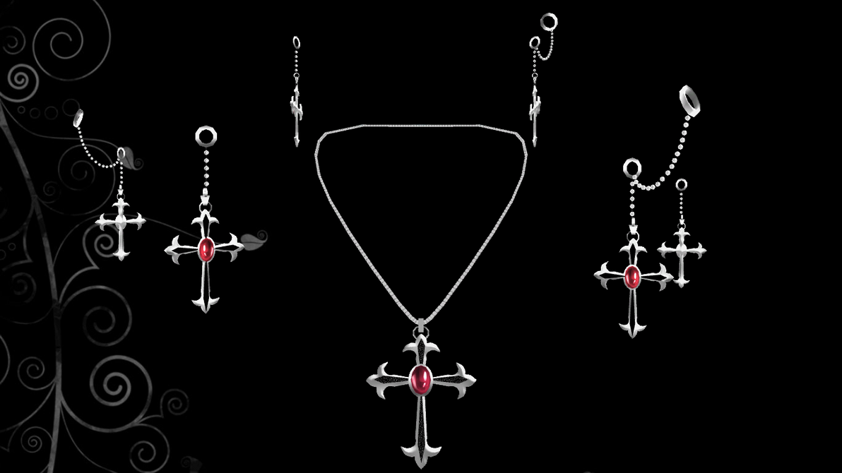 Gothic 2025 cross earrings