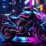 My AI BIKE DESIGN - Neon Ride