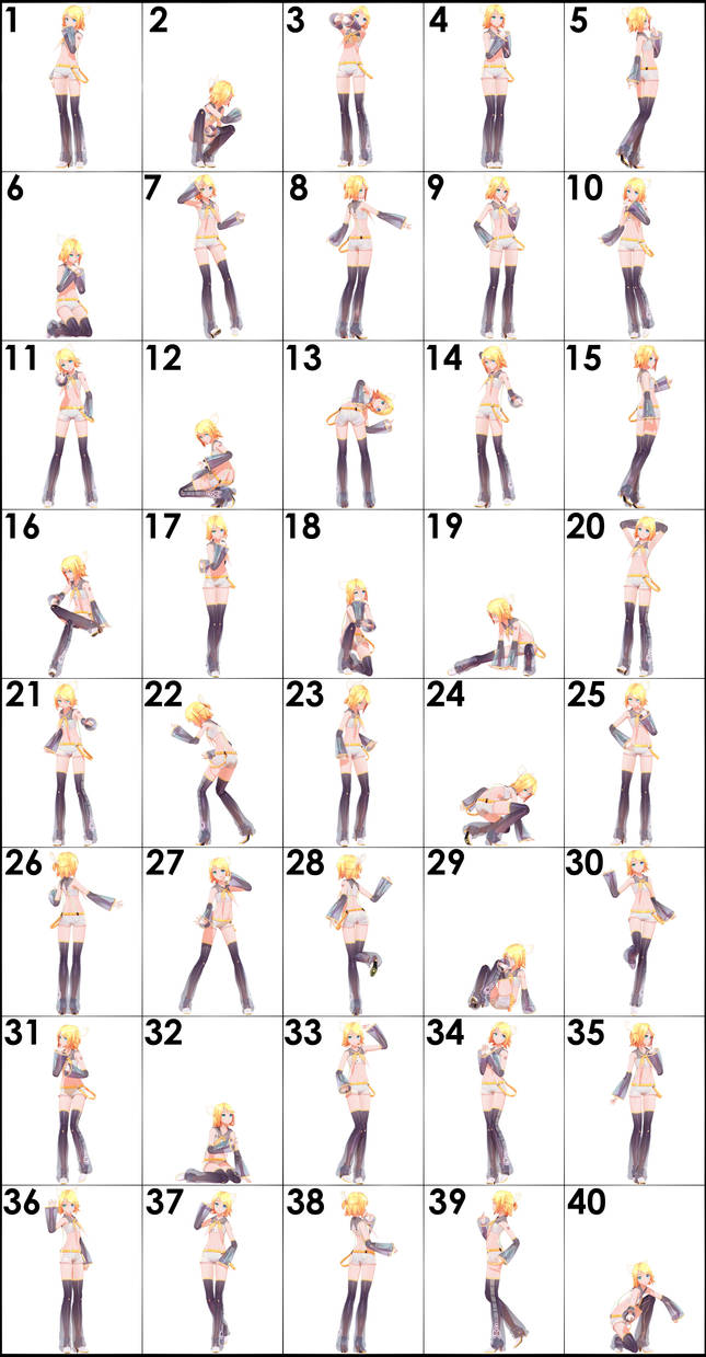 .: EP Pose Pack + DL :. by puff-mmd on DeviantArt
