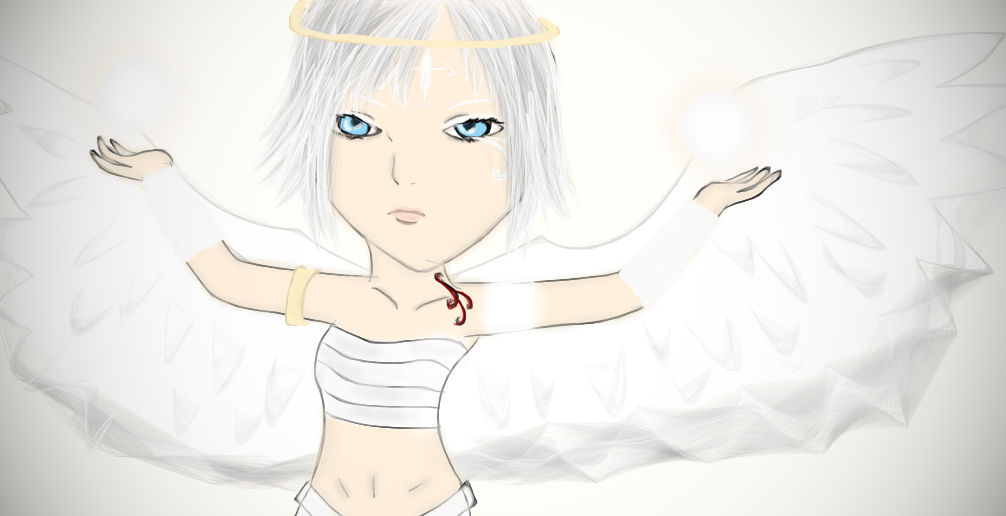 Angel from the clouds 2 by MariHeartArt on DeviantArt