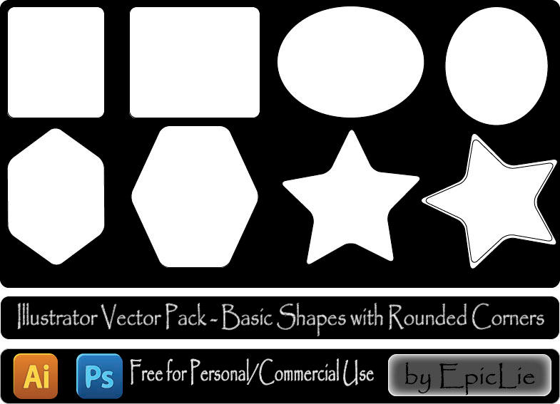 Ai Vector Pack Basic Shapes By Epiclie On Deviantart