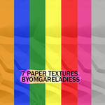 + 7 color paper textures