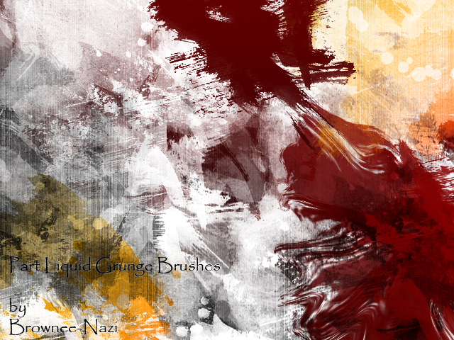 Part-liquid Grunge Brushes by Brownee-Nazi