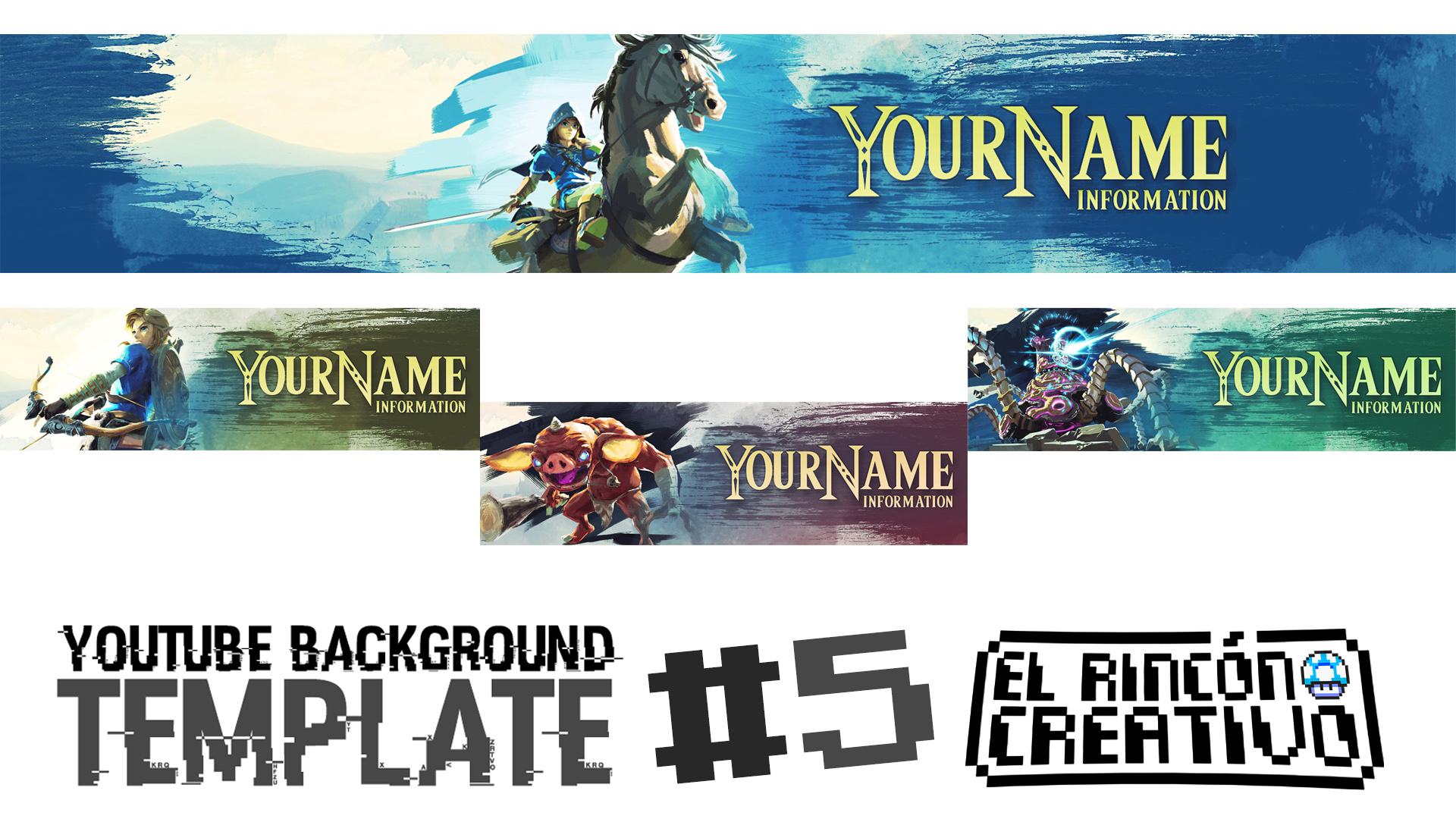 Zelda #5 - Free Youtube Background by ERC by ElRinconCreativo on DeviantArt