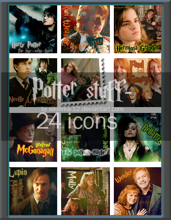 Potter stuff- 24 icons