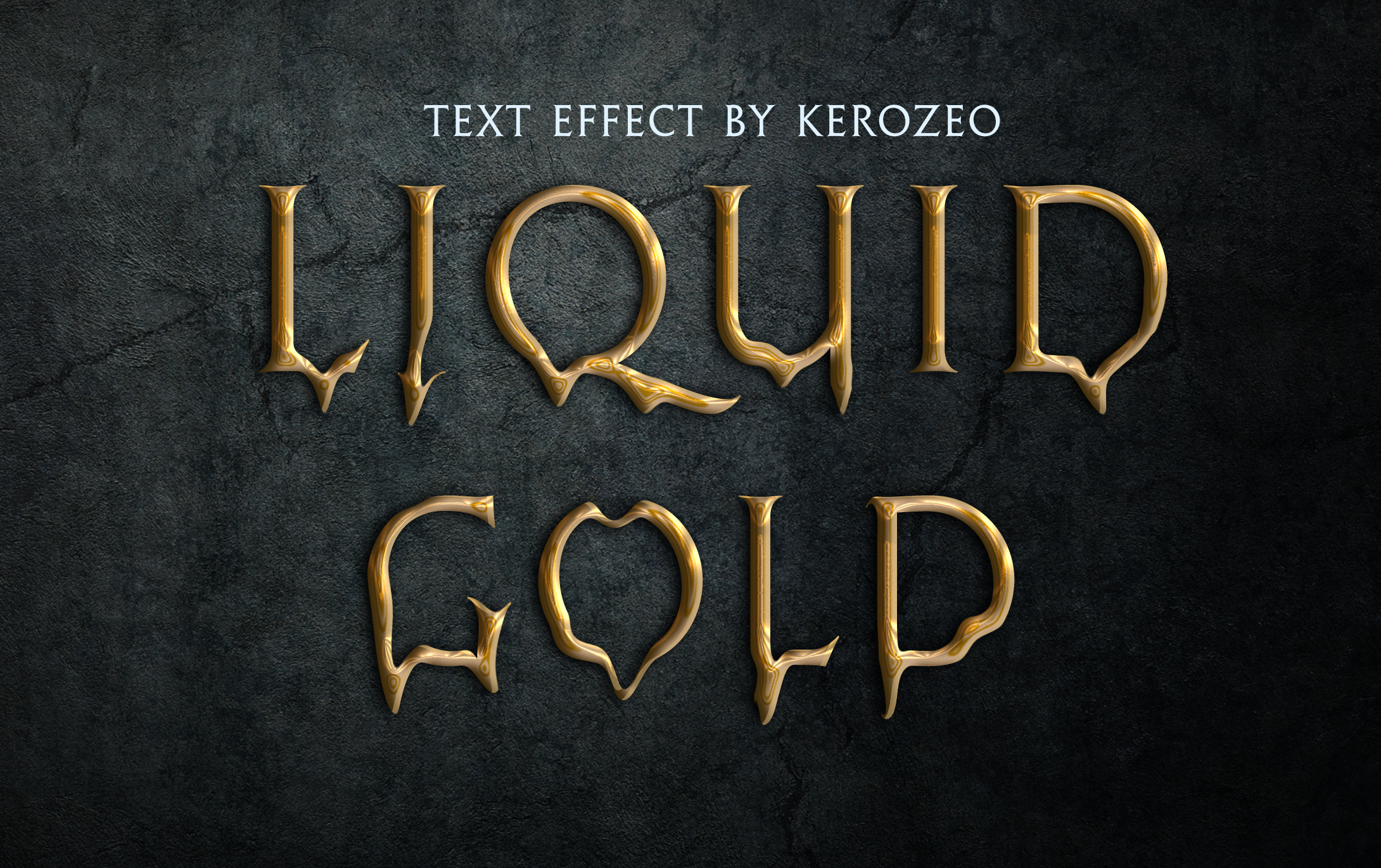 Liquid Gold Style by KerozeoGraphics on DeviantArt