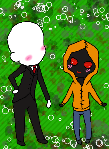 Slenderman And Hoodie by purplepep04 on DeviantArt
