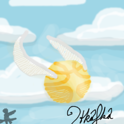The Golden Snitch in place by Dragonsand16455 on DeviantArt