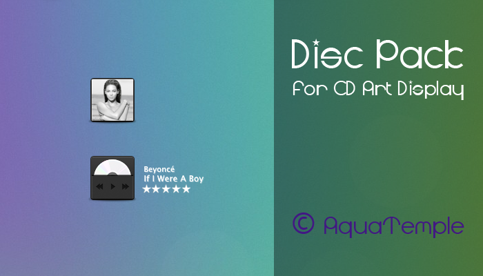 Disc Pack for CD Art Display