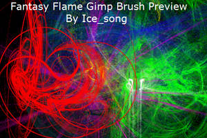 Fantasy Flame Gimp Brushes