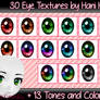 MMD - 30 Eye Textures Download By HaniHeger