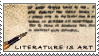 Literature is Art by AraulsStamps