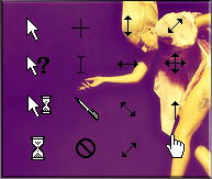 15 PNG CURSORS