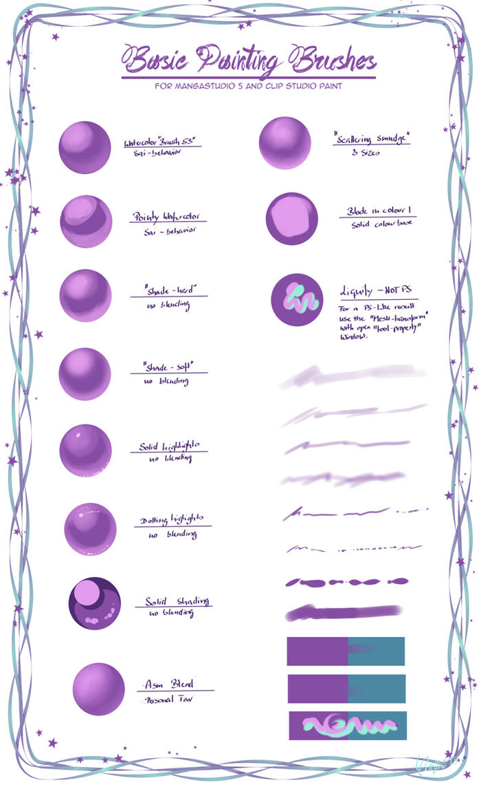 csp+ms5 Paintingbrushpack by Yettyen on DeviantArt