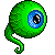 Jacksepticeye Eyeball - Chat icon - Pixel art GIF by GEEKsomniac