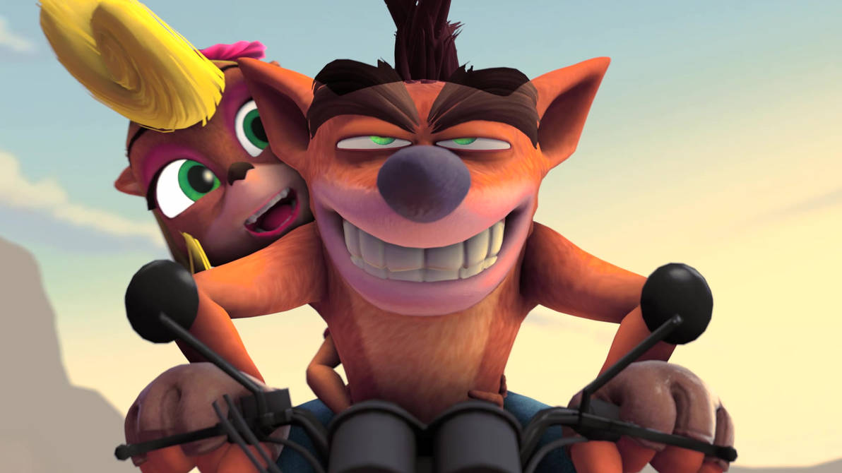 Crash Driving Motorcycle And Coco The Ride by DawidGolaszewski on ...