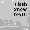 Flash snow toy