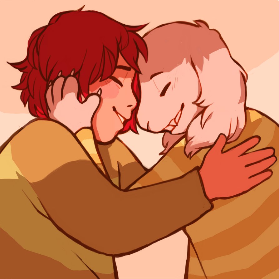 chara+asriel by knightic on DeviantArt