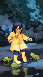 tsuyu's new boots speedpaint