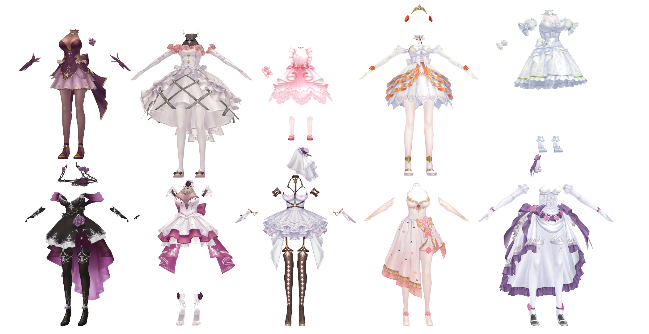 [MMD DL] More King's Raid Wedding outfits by GLaDOS-Senpai on DeviantArt
