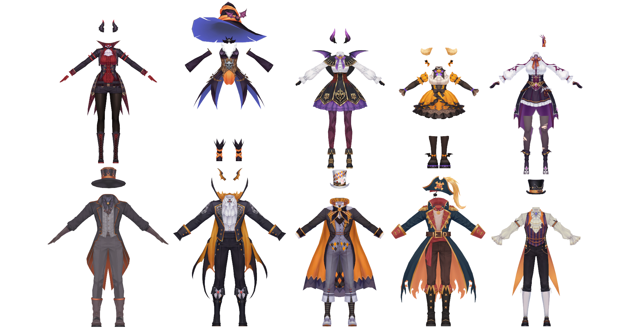 [MMD DL] King's Raid Halloween outfits 2 by GLaDOSSenpai on DeviantArt