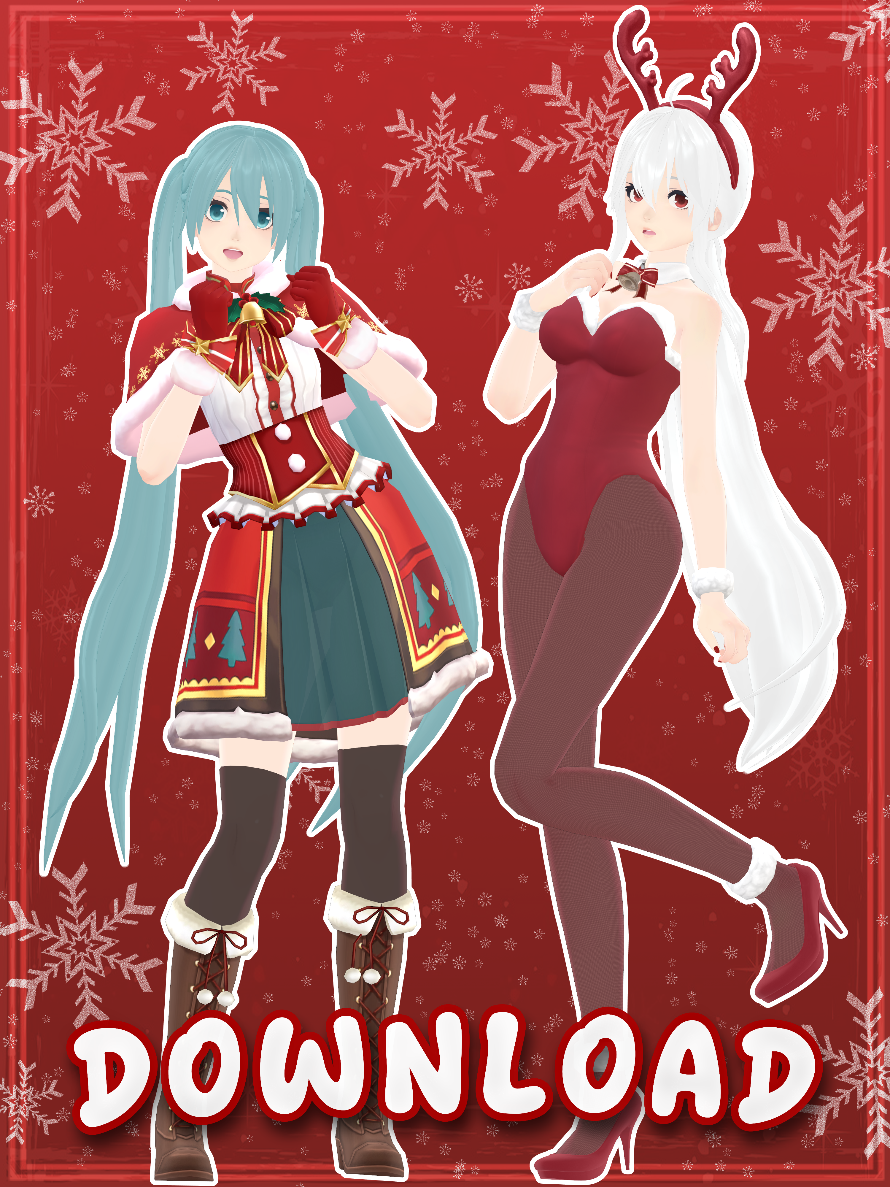 [MMD DL] Christmas 2025 pack by GLaDOS-Senpai on DeviantArt