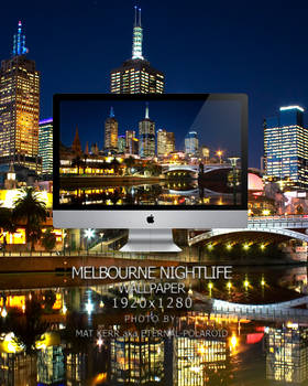 Melbourne Night Life Wallpaper