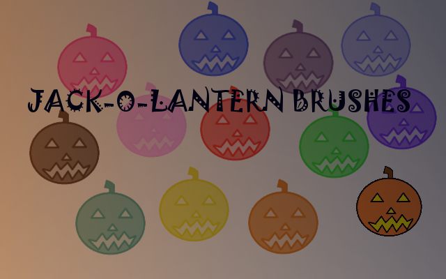 Jack-o-Lantern Brushes