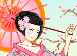 Dress up Geisha Sayuri