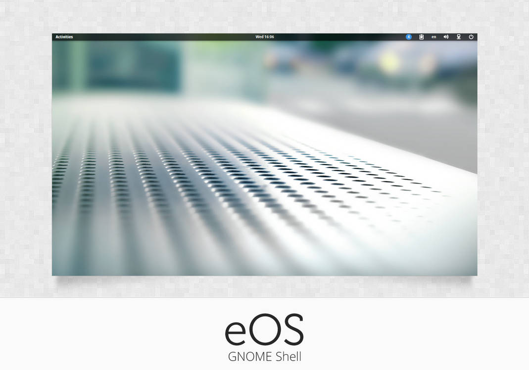 GNOME Shell: eOS by 0rAX0