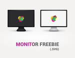FREE Monitor template (.SVG)