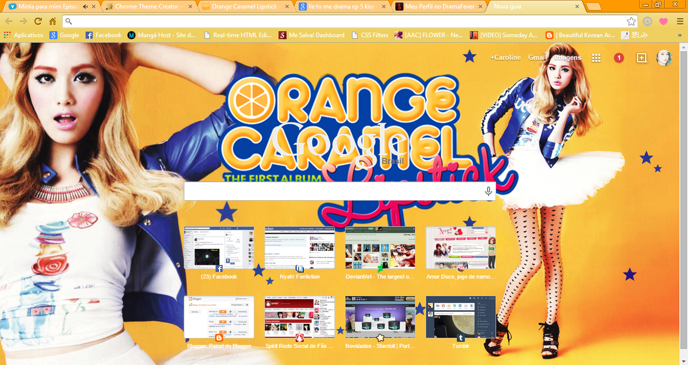 Nana (Orange Caramel)  Chrome Theme