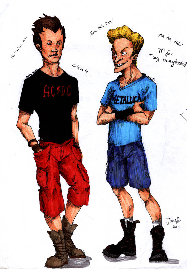 Beavis and Butthead - Restyled by Deceptipunk on DeviantArt
