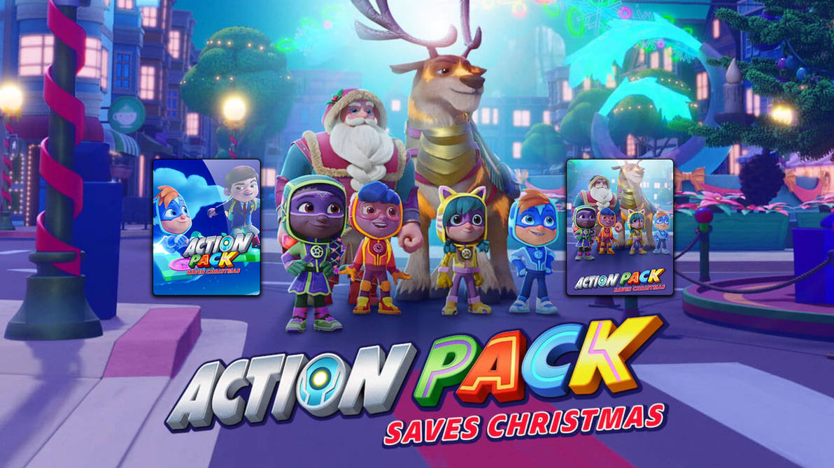 Action Pack Saves Christmas Box Style by rajeshinfy on DeviantArt