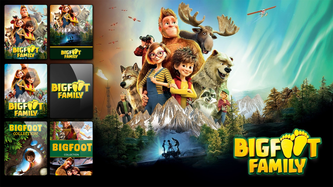 Bigfoot Family Box Style by rajeshinfy on DeviantArt