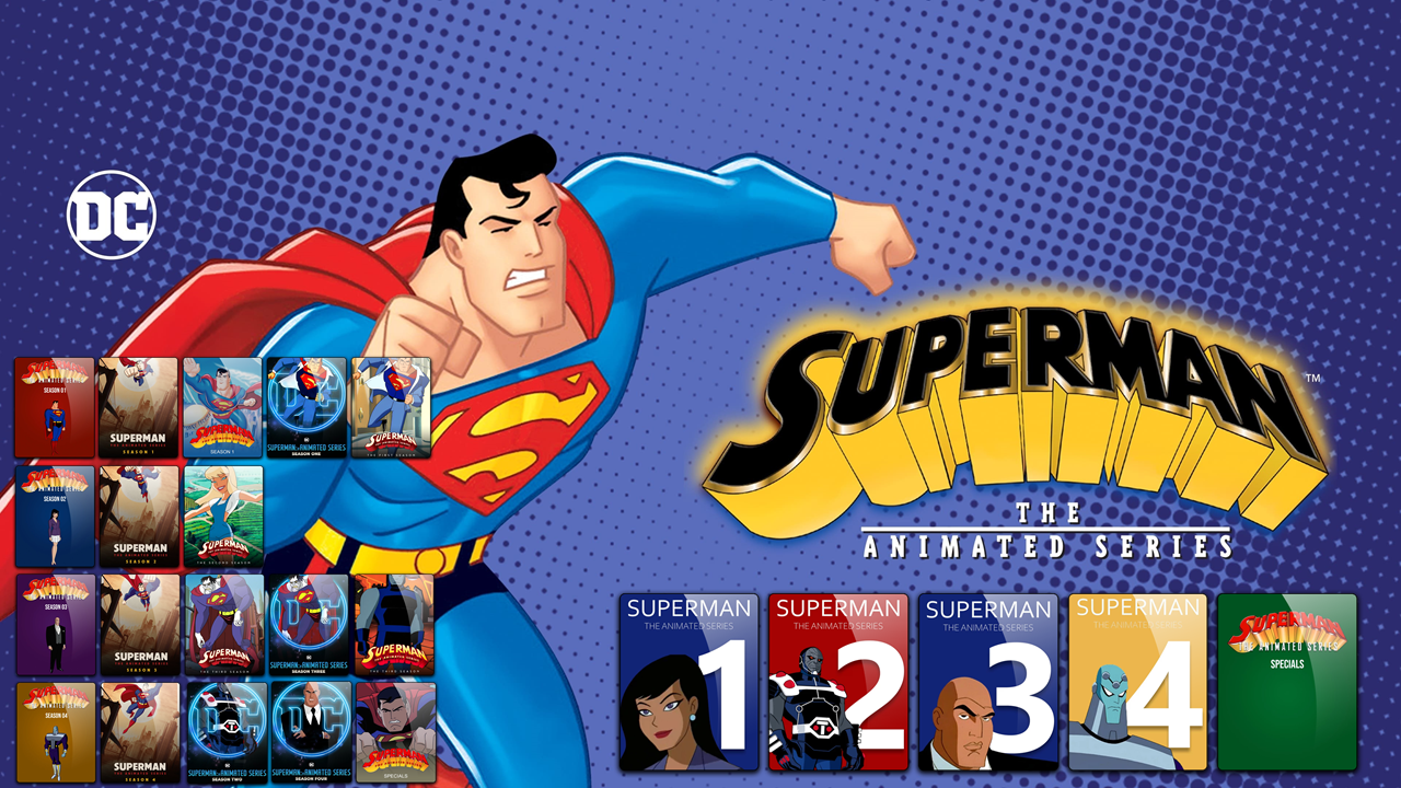 Superman The Animated Series Season Box Style by rajeshinfy on DeviantArt
