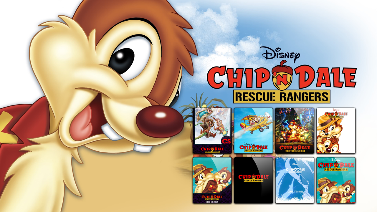 CHIP 'n DALE Rescue Rangers Show (1989) Box Style by