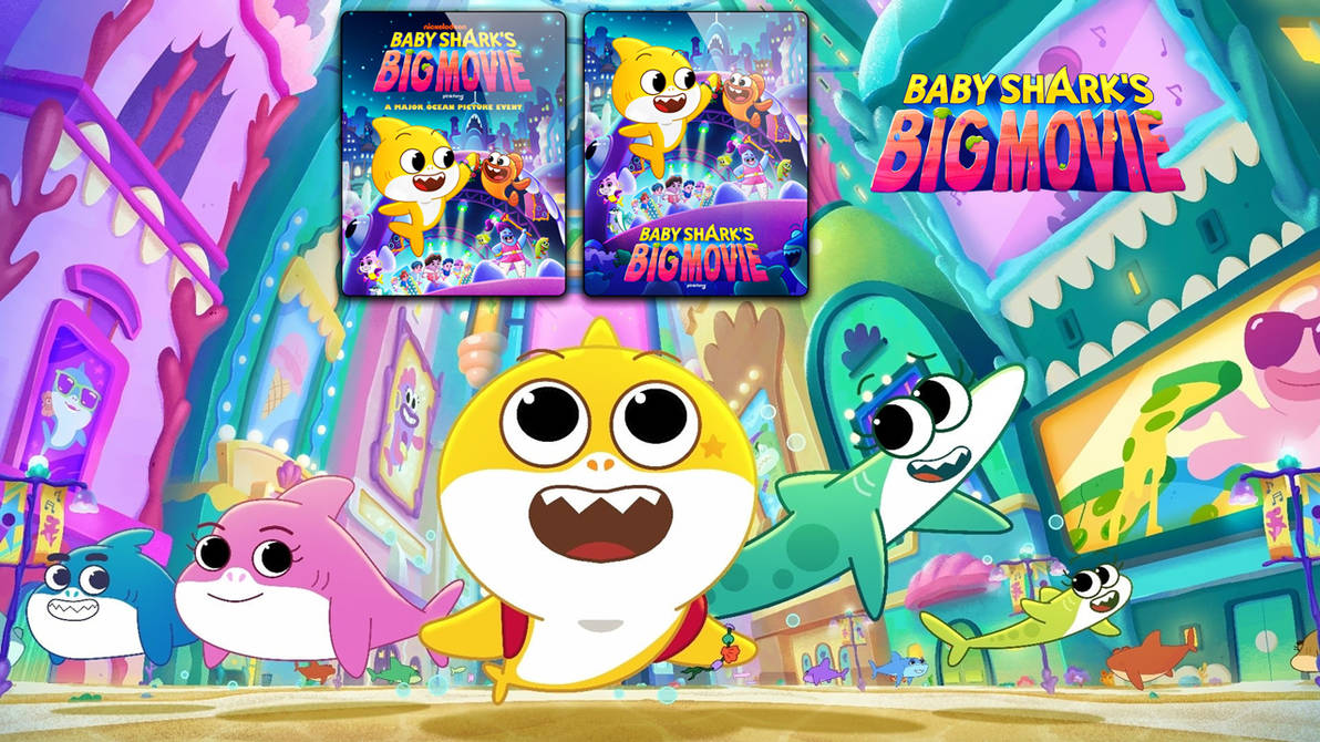 Baby Sharks Big Movie Box Style by rajeshinfy on DeviantArt