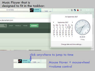 Taskbar Music Player 1.0