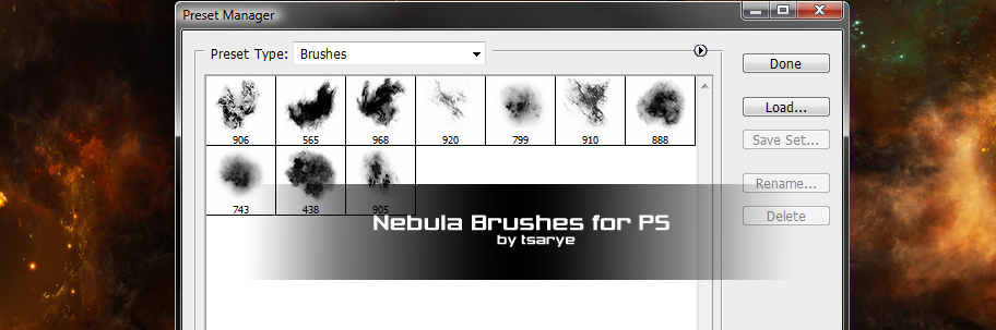 Resource Pack 4 Nebula Brushes