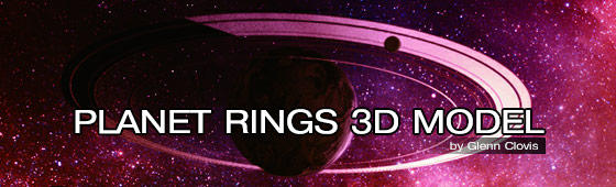 Planet Rings 3D Model
