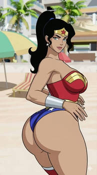 Wonder Woman large ass twerking 2