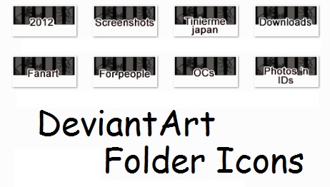 DeviantArt folder Icons by Machus-san on DeviantArt