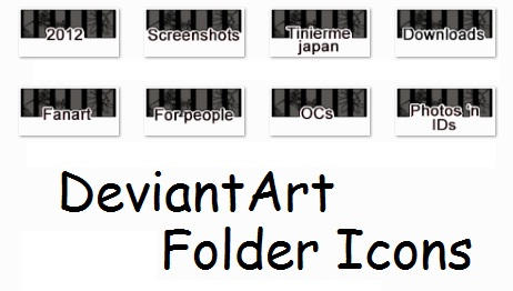 DeviantArt folder Icons by Machus-san on DeviantArt