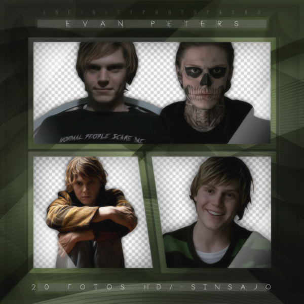 +Evan Peters photopack png by ForeverTribute