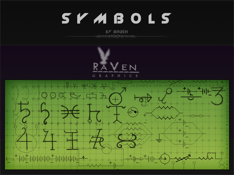 Symbols Brushes Elect n Chem