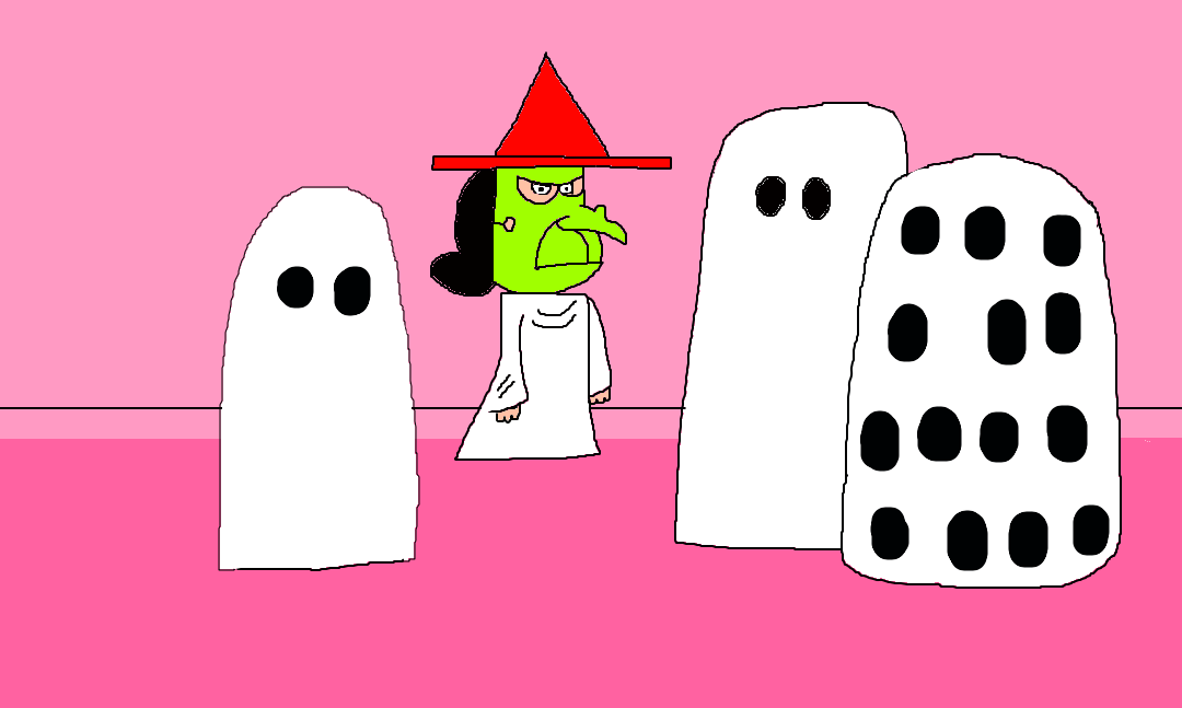 Ghosts and a Witch by KatelynBrown2002 on DeviantArt